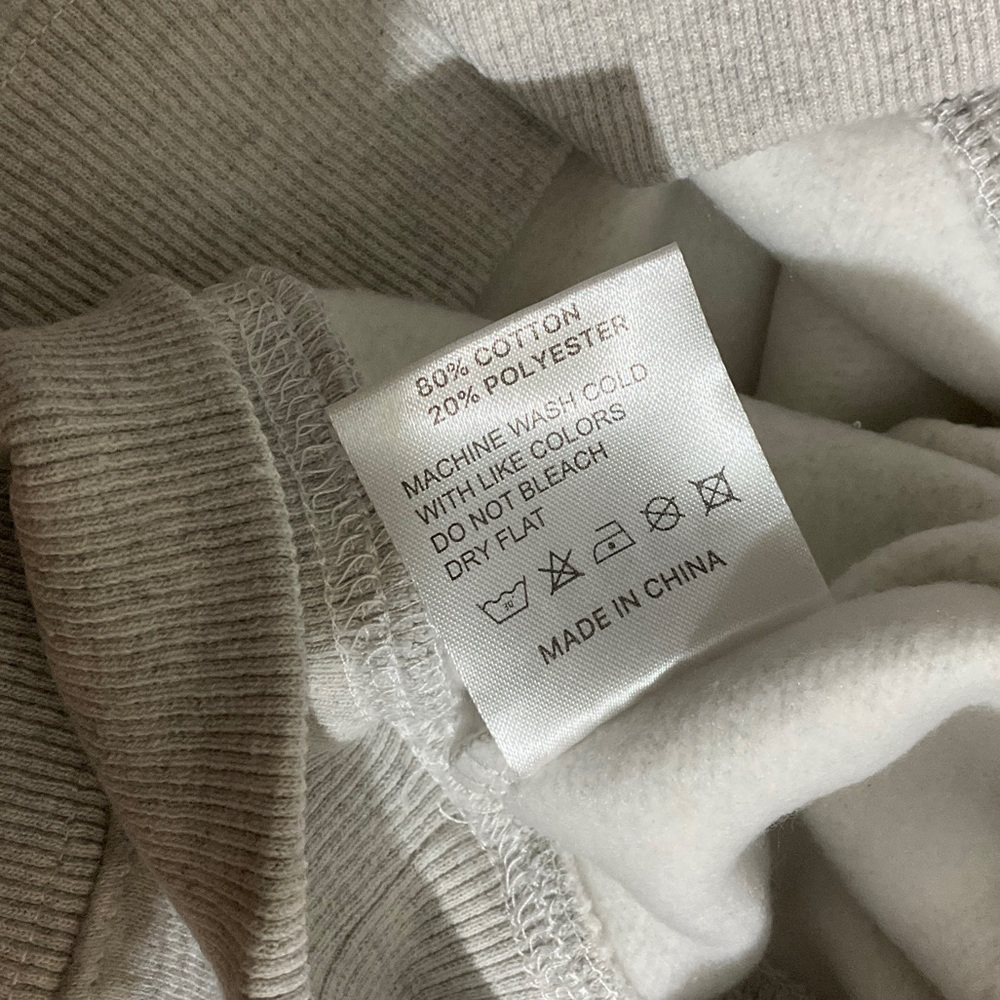 Parke Gray Sweatshirt with Brown Lettering - Picture 7 of 8